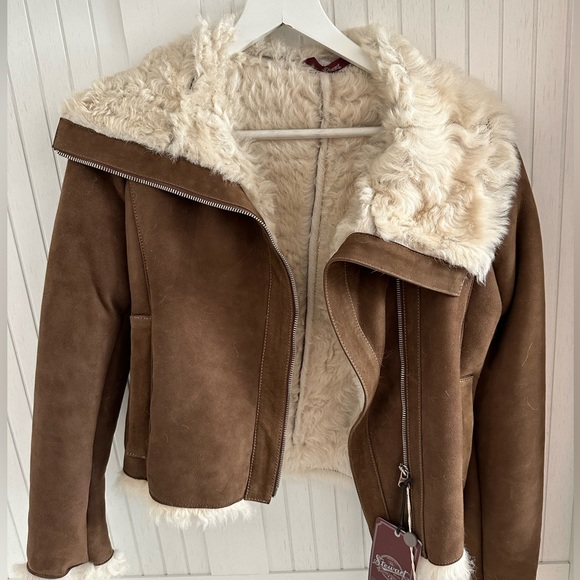 Stewart Italian Shearling Jacket - Picture 1 of 8